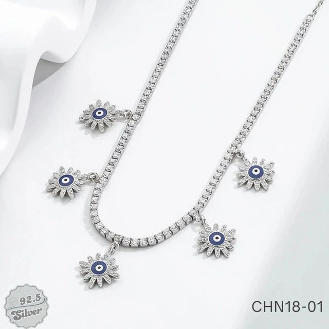 Evil Eye Tennis Italy Neck-Chain - CHN18-01
