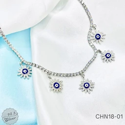 Evil-Eye Tennis Nazar Chain - CHN18-01