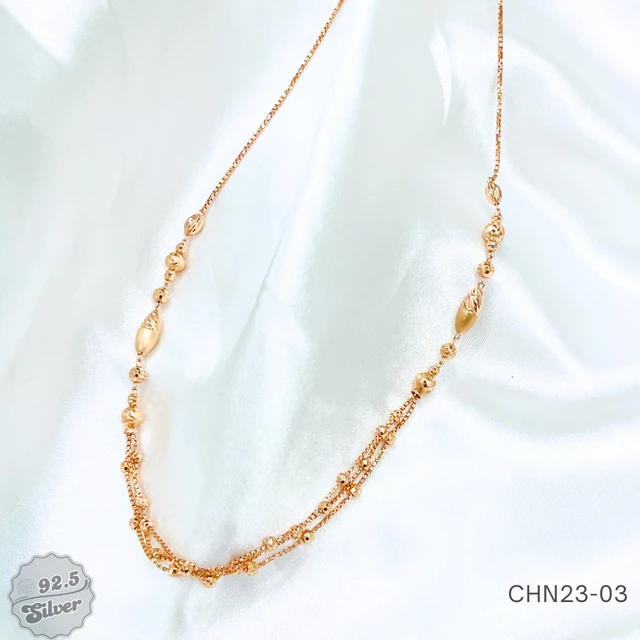ITALY CNC 2-Tone Ball Chain - CHN23-03