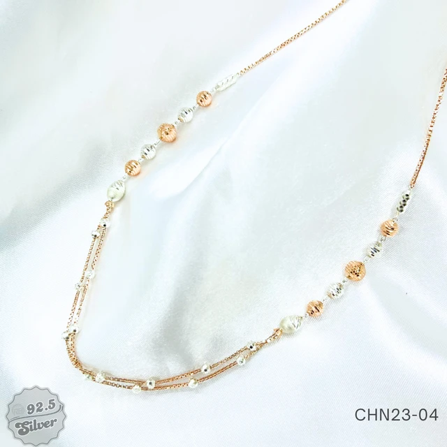 ITALY CNC 2-Tone Ball Chain - CHN23-04