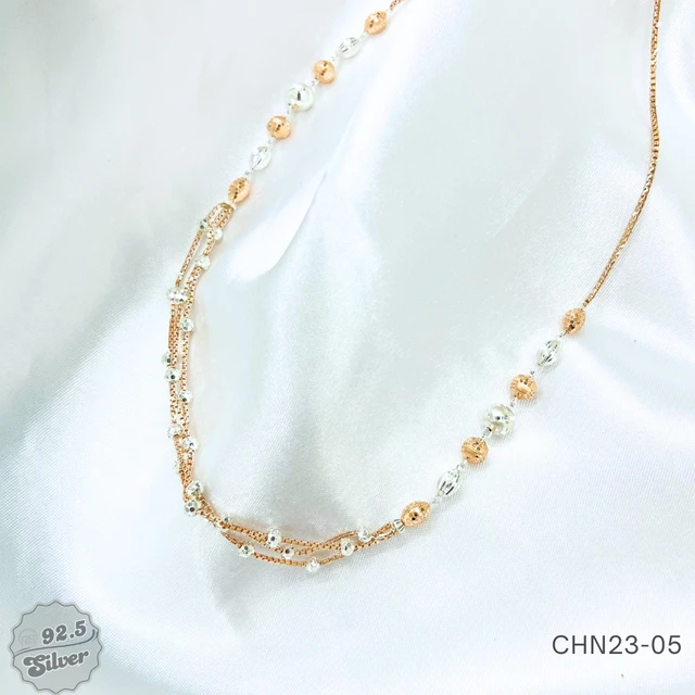 ITALY CNC 2-Tone Ball Chain - CHN23-05