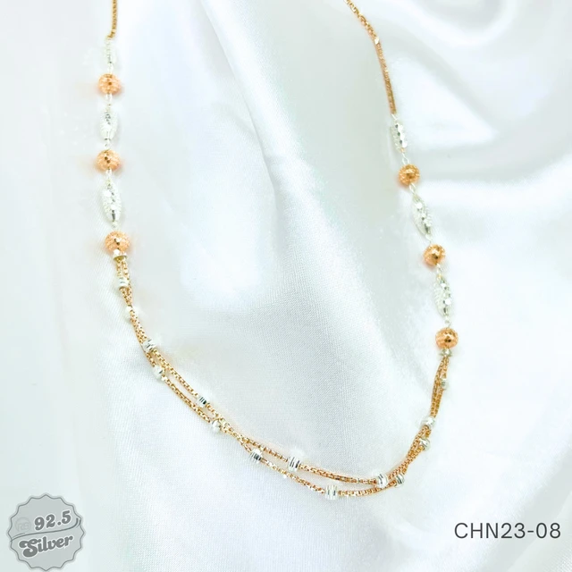 ITALY CNC 2-Tone Ball Chain - CHN23-08