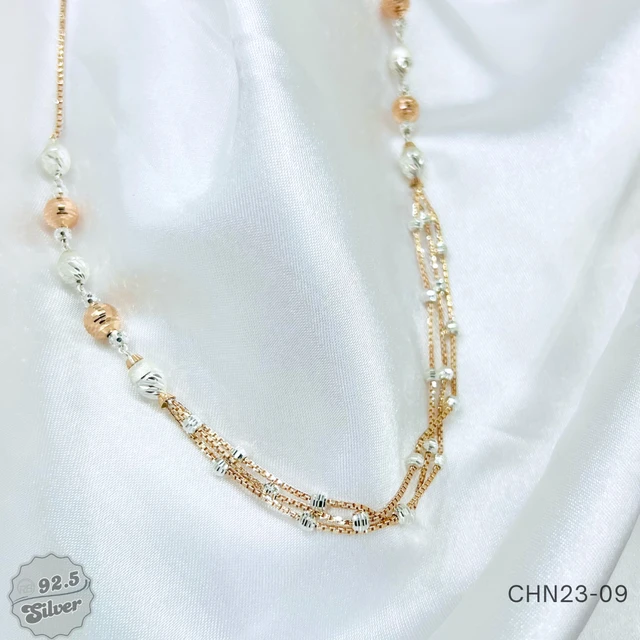 ITALY CNC 2-Tone Ball Chain - CHN23-09