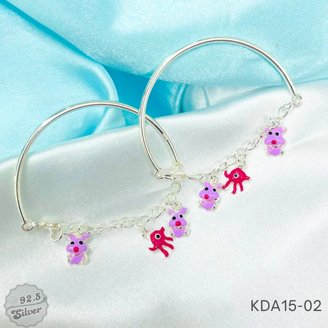 Baby Half Kada & Charms Bracelet - KDA15-02