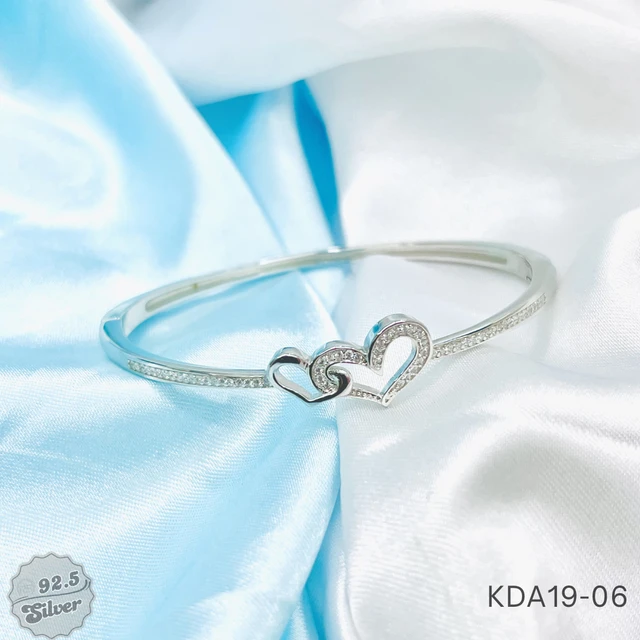 Rhodium Italian Openable Kada - KDA19-06