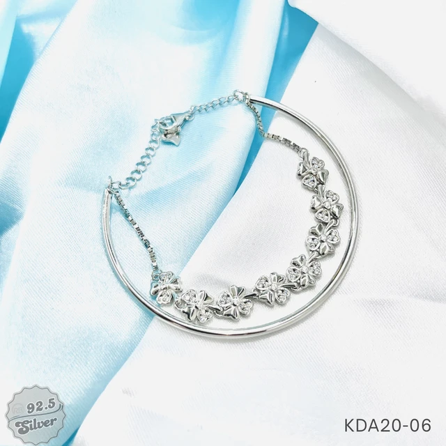 Italian Two-Tone Kada Bracelet - KDA20-06