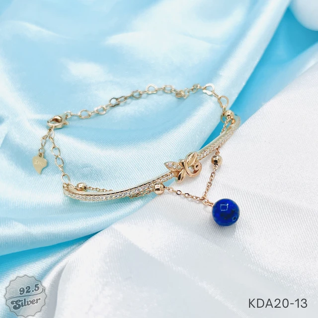 Italian Two-Tone Kada Bracelet - KDA20-13
