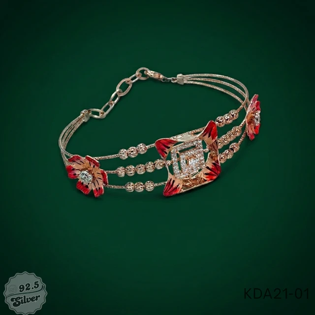 Rose Gold Italy CNC Kada - KDA21-01