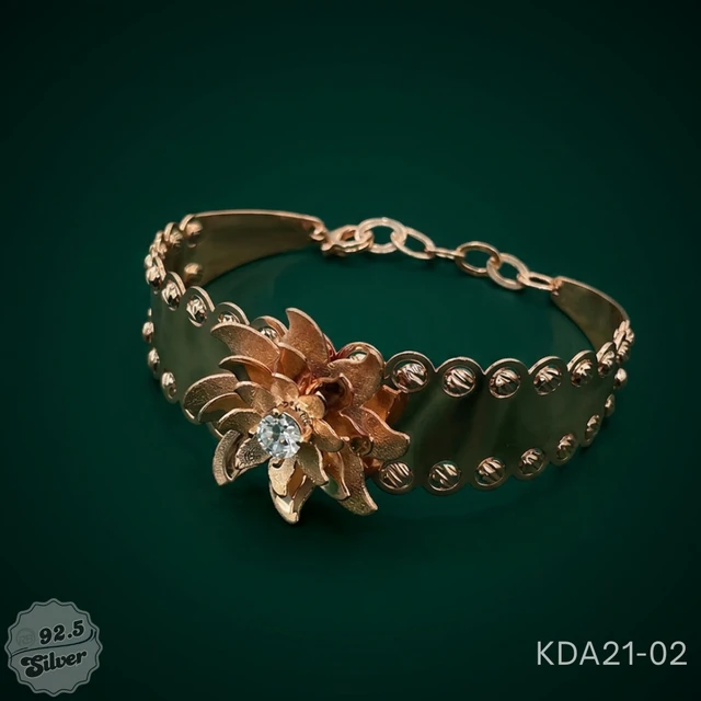 Rose Gold Italy CNC Kada - KDA21-02