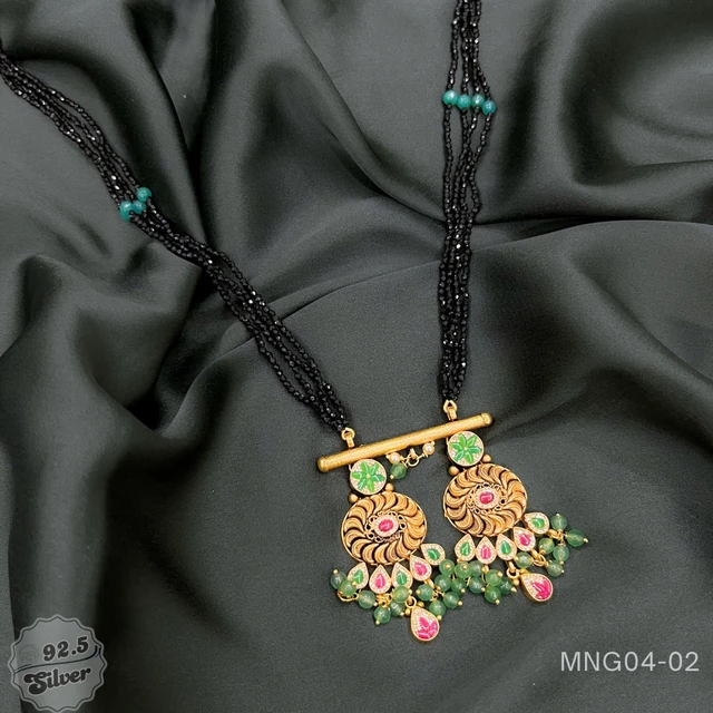 Kundan Matte Mangalsutra - MNG04-02
