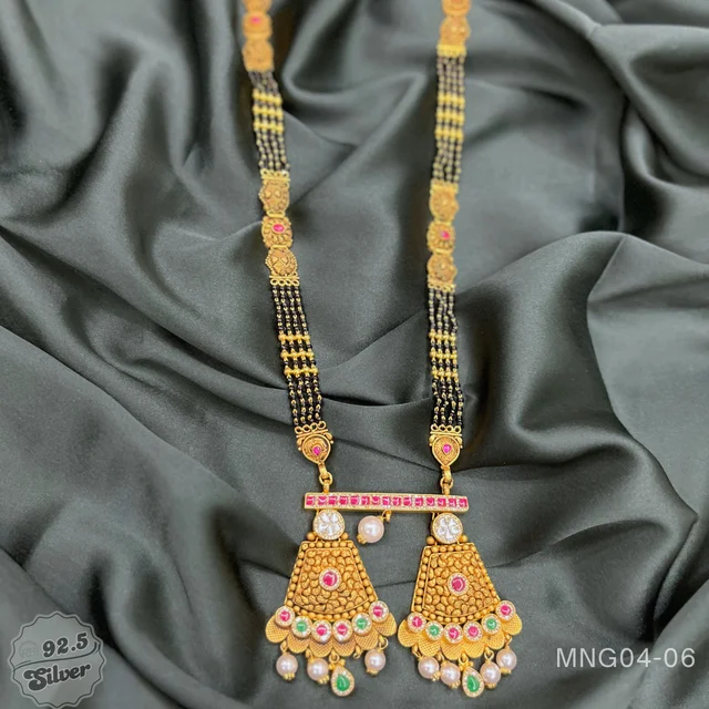 Kundan Aura Matte Mangalsutra - MNG04-06