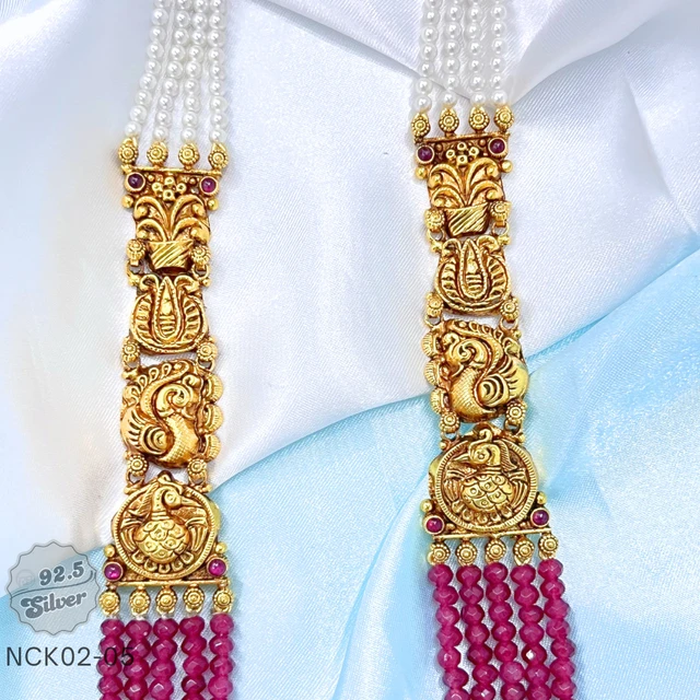 Temple Jewellery Beads Necklace - NCK02-05