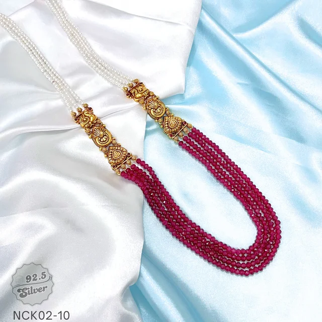 Temple Jewellery Beads Necklace - NCK02-10