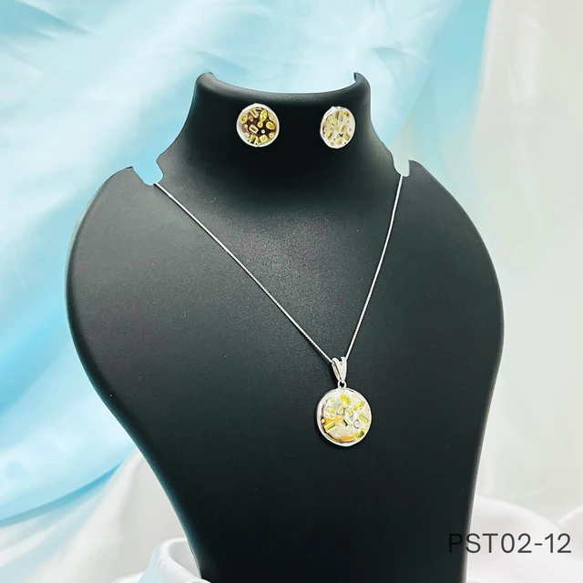 Bling Fusion Chain Pendant Set - PST02-12