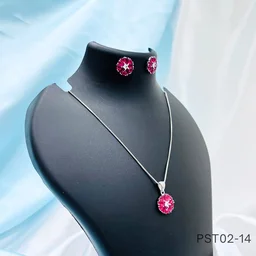 Bling Fusion Chain Pendant Set - PST02-14