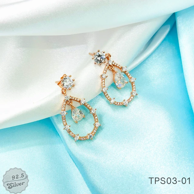 Imported Glam Earrings - TPS03-01