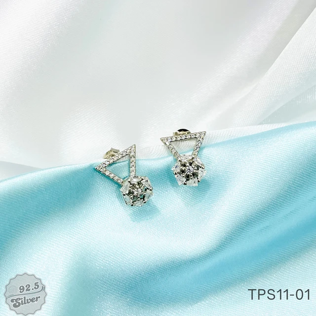 Rhodium Spinning Fan Tops - TPS11-01