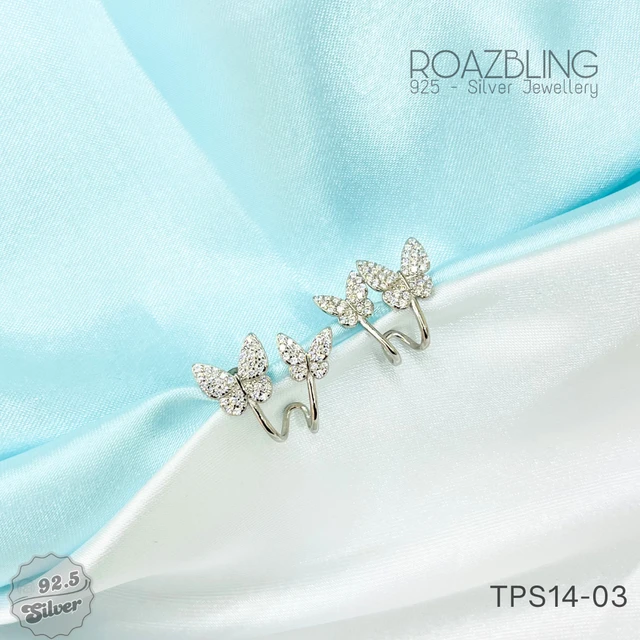 Swarovski Butterfly Ear Cuffs - TPS14-03