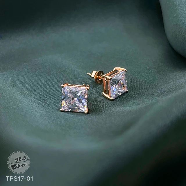 Solitaire Glow Roselle Studs - TPS17-04