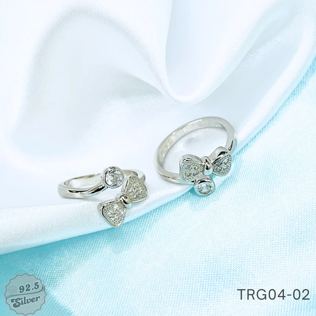 Fancy CZ Toe Rings - TRG04-02