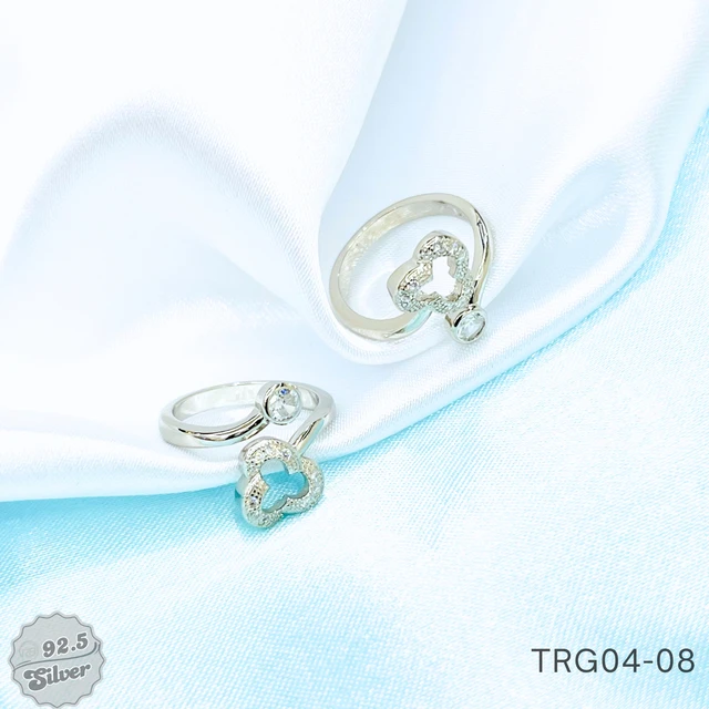 Fancy CZ Toe Rings - TRG04-08