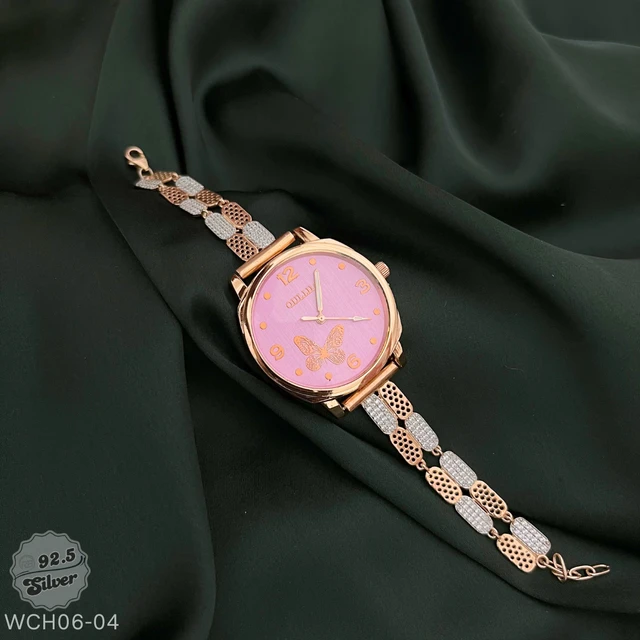 Rose Gold Fancy Watch - WCH06-04