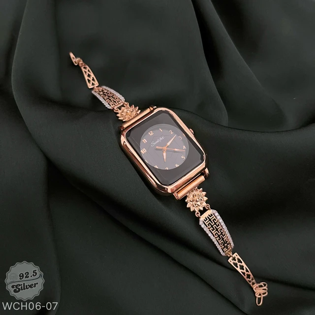 Rose Gold Fancy Watch - WCH06-07