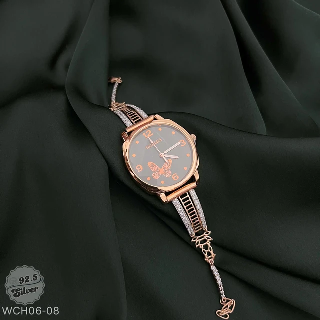 Rose Gold Fancy Watch - WCH06-08