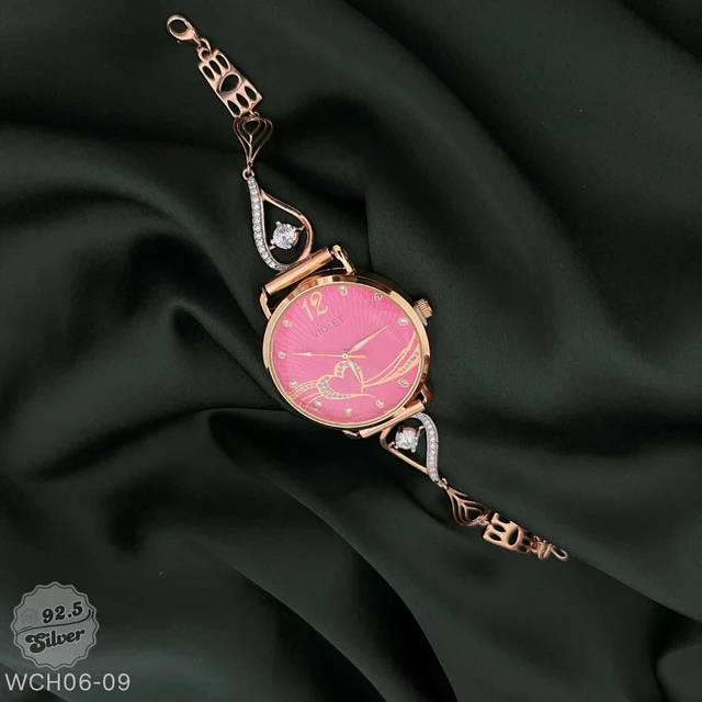 Rose Gold Fancy Watch - WCH06-09
