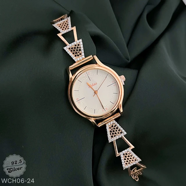 Rose Gold Fancy Watch - WCH06-24
