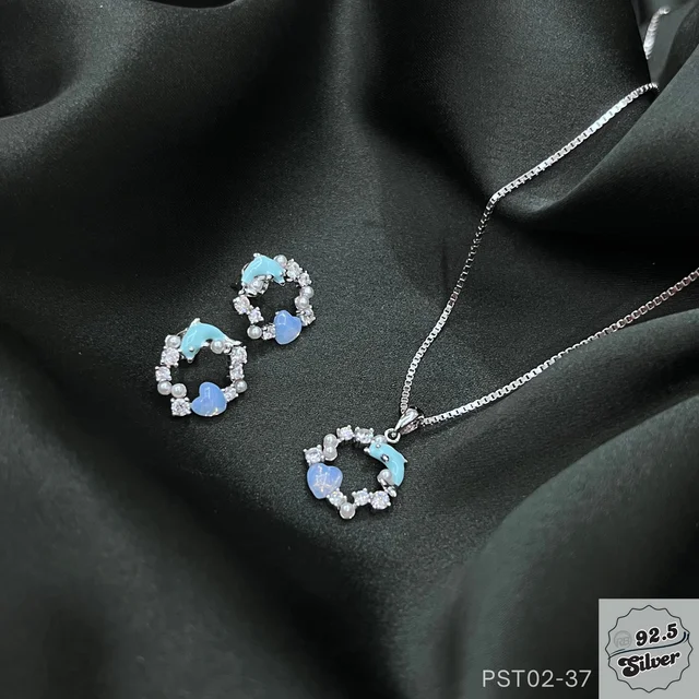 Bling Fusion Chain Pendant Set - PST02-37