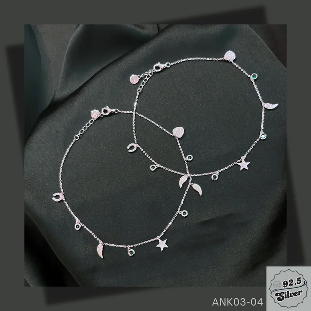 Elora Charm Imported Anklets - ANK03-04