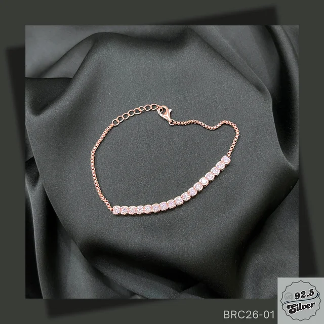 Elegant RG Solitaire Bracelet