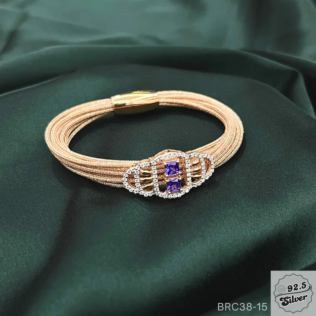 Magnetic Wrist Cuff Fancy Bracelets - BRC38-15
