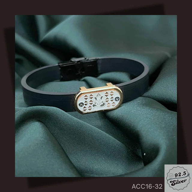 RakshaBand Pure Silver Rakhi Bracelet - ACC16-32