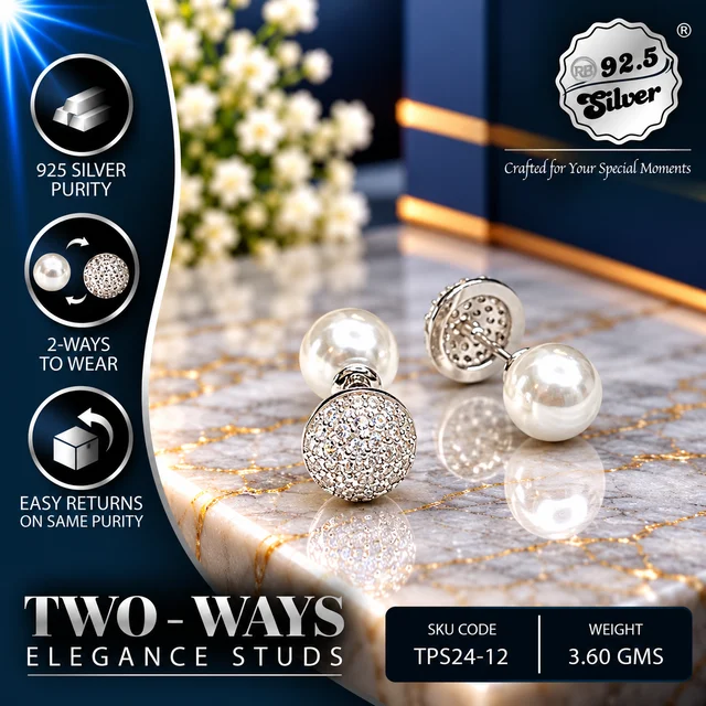 Two-Way Elegance Studs - TPS24-12