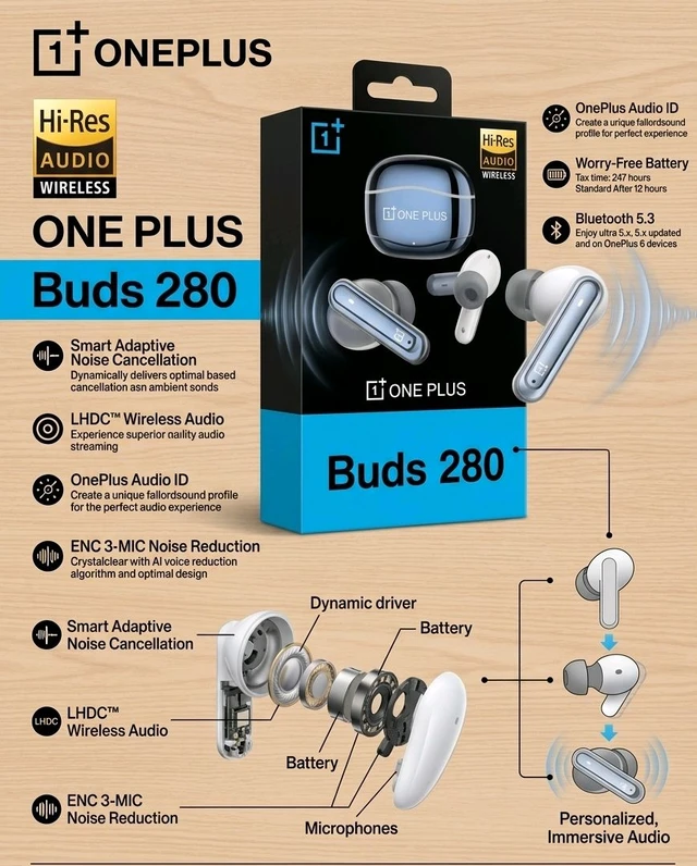 OG Oneplus Buds 280