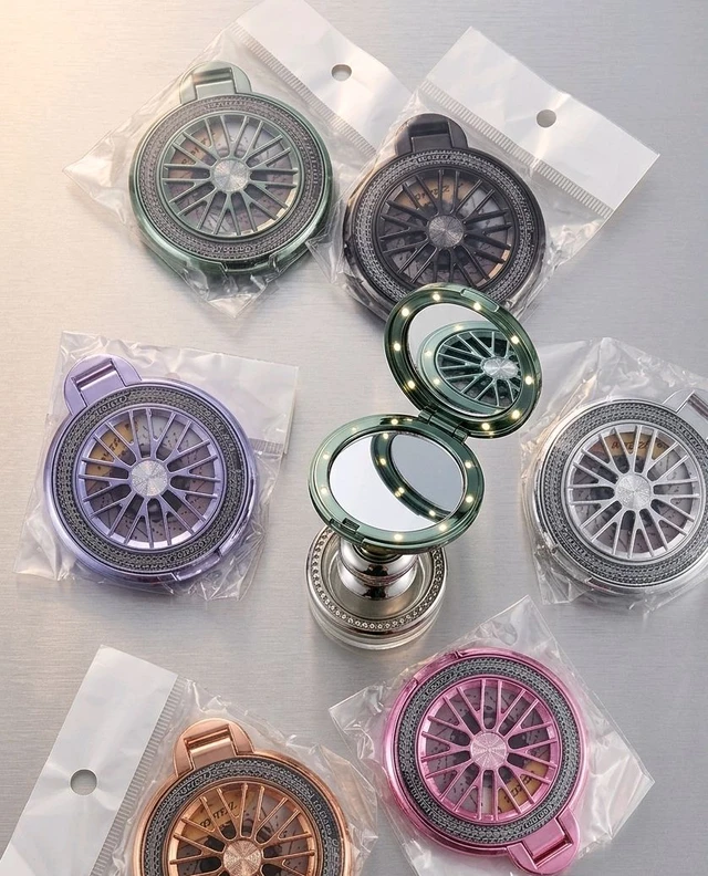 Mobile Protective Ring Stand Holder Vintage Wheel