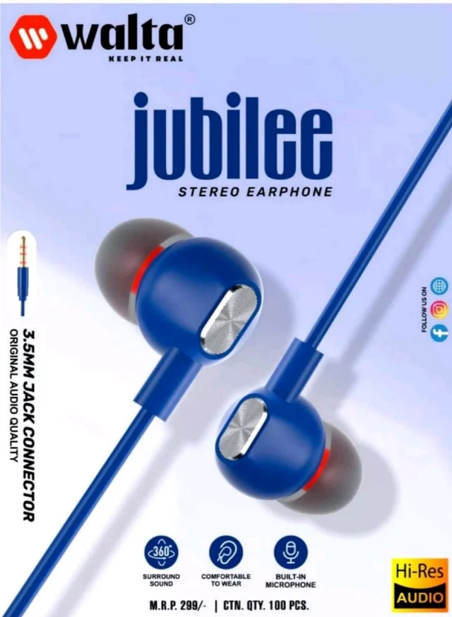 Walta Jubilee Pouch Earphones 