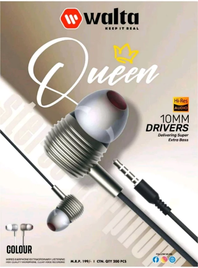 Walta Queen Pouch Earphone