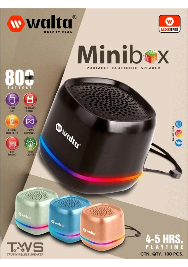 Walta Mini Box Speaker 