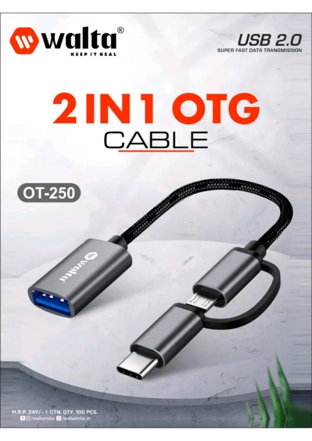 Walta 2 In 1 Otg Cable OT-250
