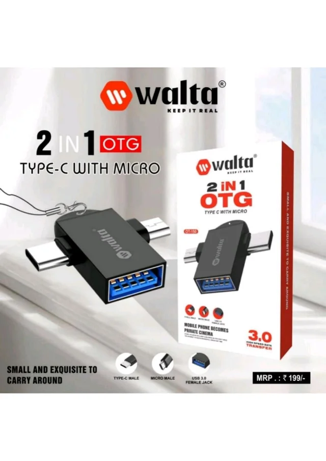 Walta 2 In 1 OTG TC With Micro 