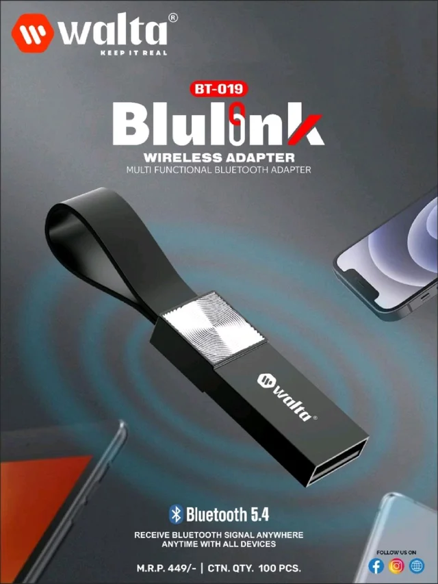 Walta Bluelink Wireless Adapter Multi Functional Bluetooth Adapter 