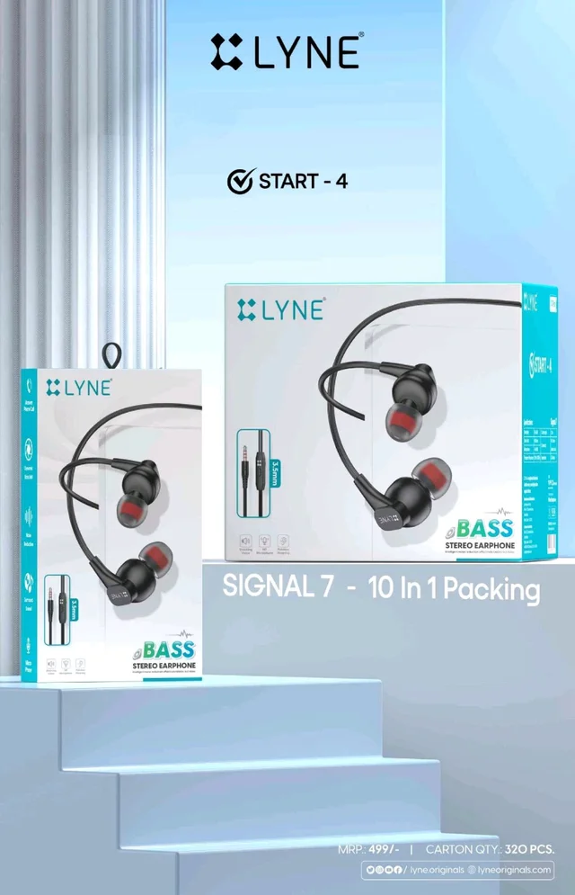 Lyne  Signal 7 Wire Earphone 
