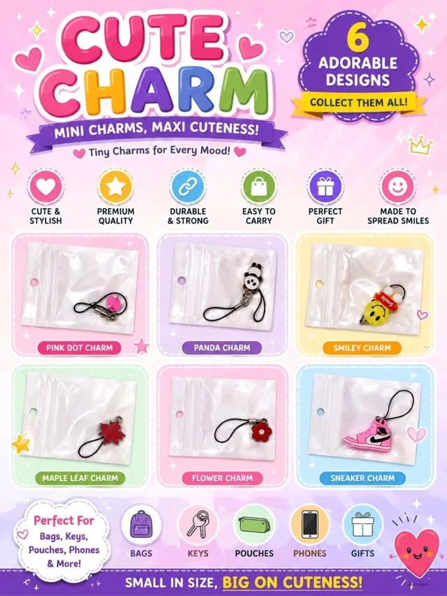Cutes Mini Charms For Every Mood 