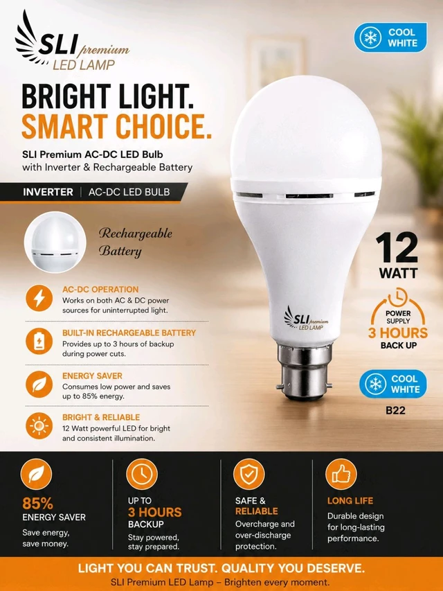 SLI AC/DC BULB 12 W