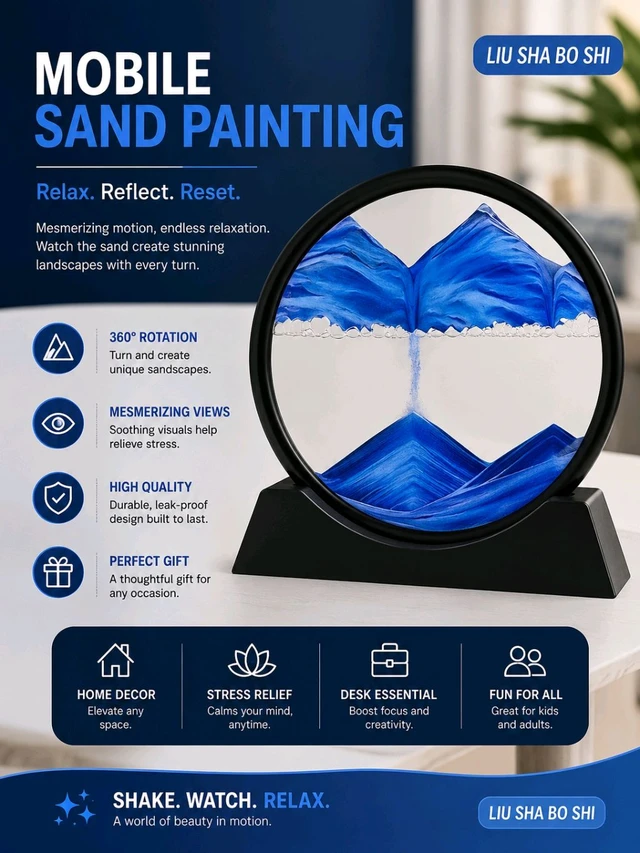 Mobile Sand Stand 360° Rotat