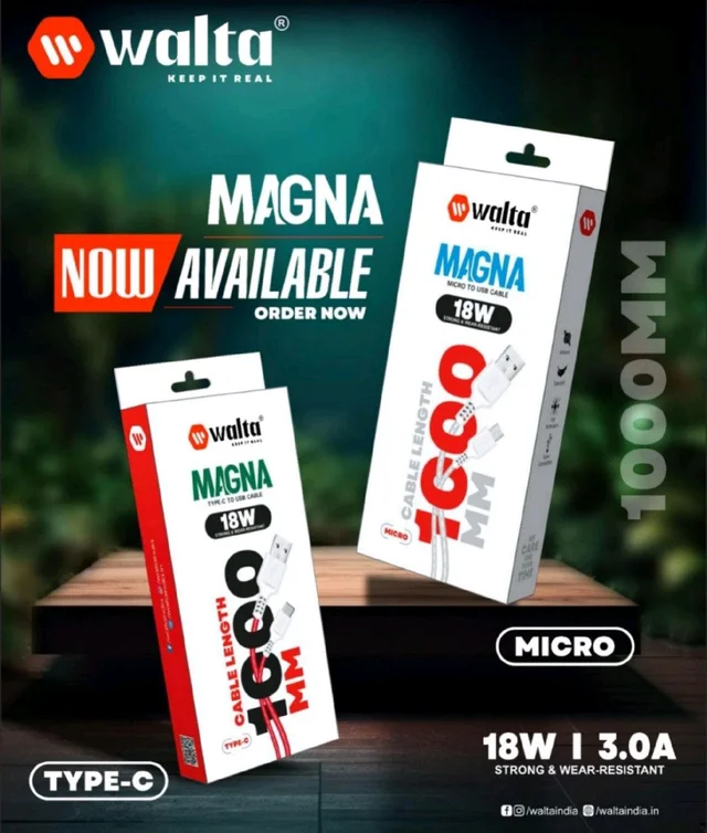 Walta Magna Usb To Micro Data Cable 