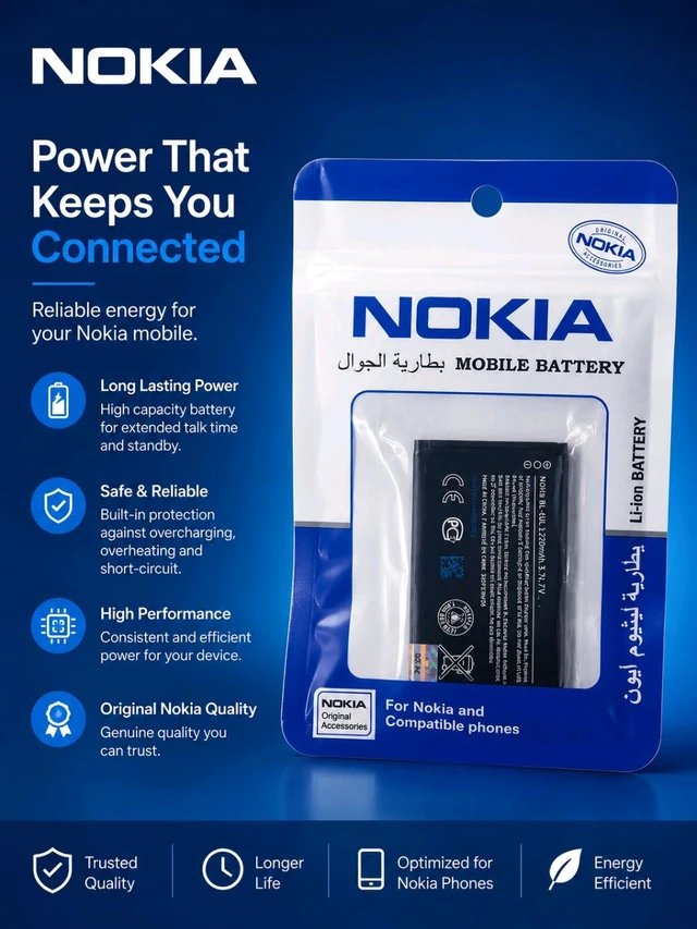 Nokia Bl 4Ul Battery// 1 Year Counter Warranty 